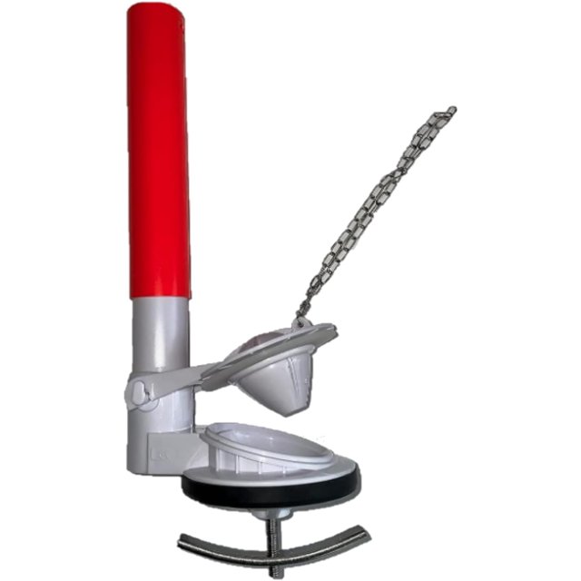 2.5 inch One Piece Toilet Flush Valve Assembly with Adjustable Overflow