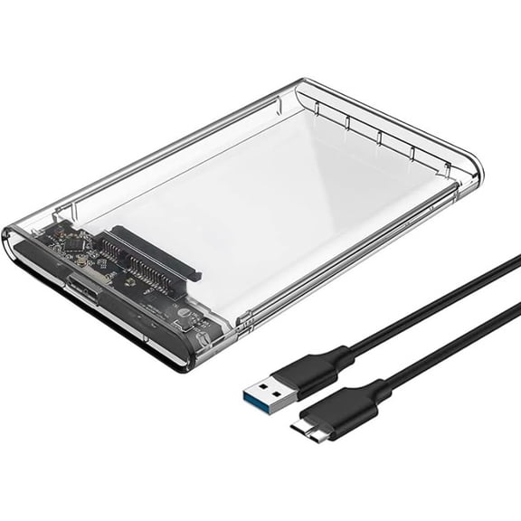 2.5-inch SATA to USB 3.1 external hard drive enclosure, suitable for 2.5-inch SSDs and HDDs, compatible with UASP and SATA protocols