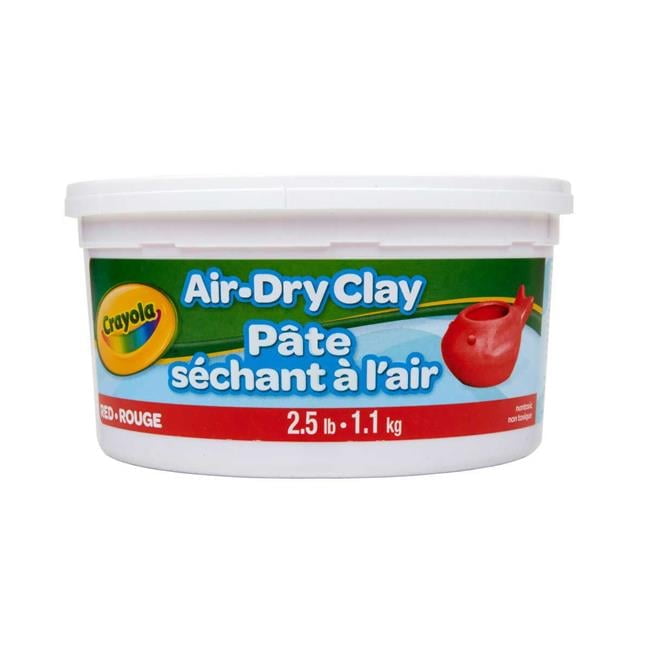 2.5 lbs Air Dry Modeling Clay, Red