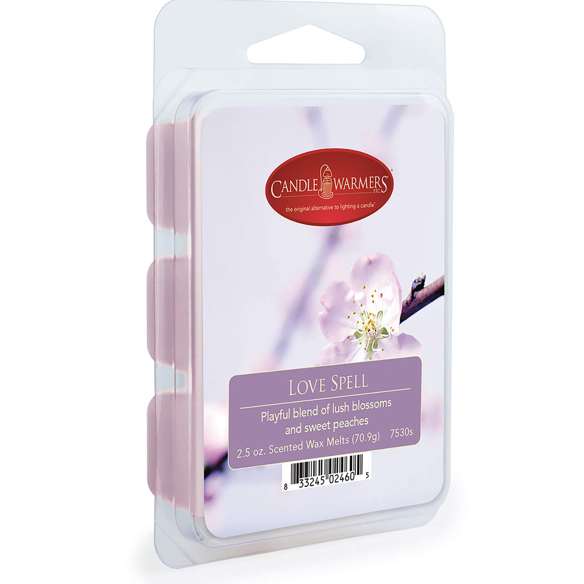 2.5 oz Wax Fragrance Melt Tart, Love Spell (Pack of 8)