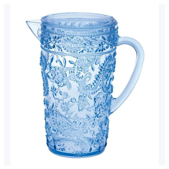 2.5 qt. Paisley Acrylic Pitcher, Blue