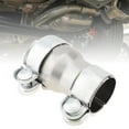thumbnail image 1 of 2.5 to 3 Inch Carbon Steel Reducing Pipe Exhaust Pipe Adapter for Most Cars, Double Clamp Exhaust Adapter, 1 of 15