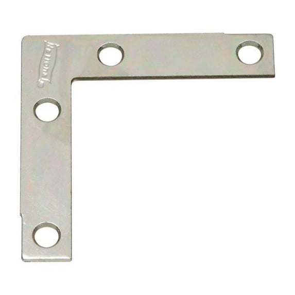 2.5 x 0.5 in. Corner Steel Brace, Zinc Plated