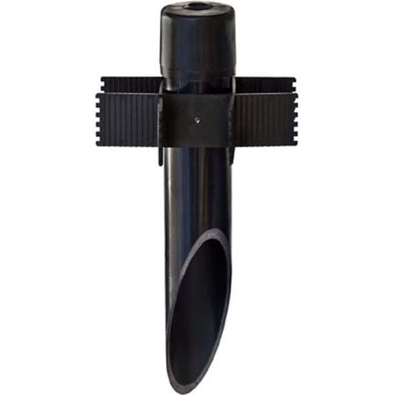 2.5 x 0.5 in. PVC Ground Post Spike - Black