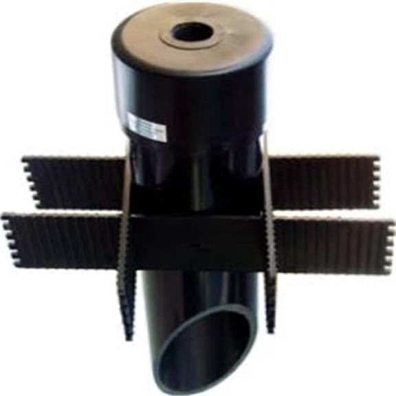 2.5 x 0.5 in. PVC Ground Post Spike - Verde Green