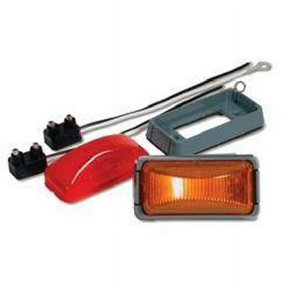 2.5 x 1.25 in. Amber Mounting Bracket Rectangular Light