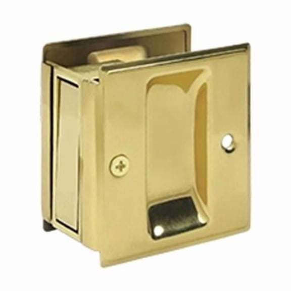 2.5 x 2.75 in. Passage Pocket Lock, Bright