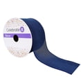 thumbnail image 1 of Celebrate It 2.5" x 25ft. Faux Linen Wired Ribbon Decor, 1 of 4