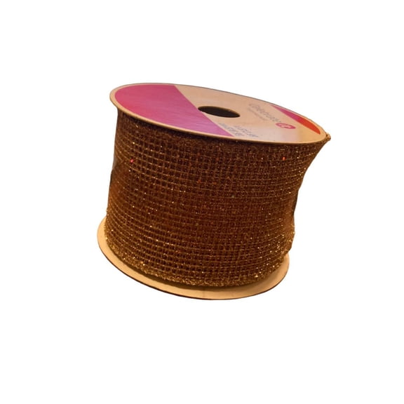 Celebrate it Christmas Sparkling Net Wired Ribbon 2.5inx20ft