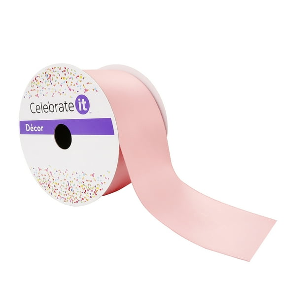 2.5" x 8.3yd. Wired Satin Ribbon by Celebrate It®