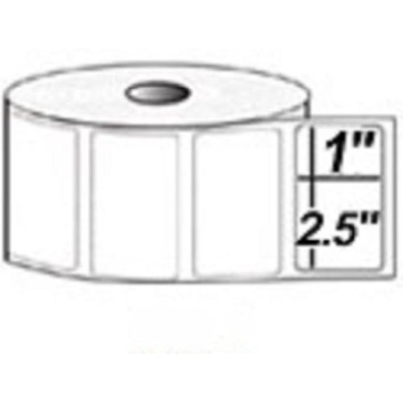 2.5"x1" Direct Thermal Labels POS 2824 2844 ZP450 GK420 8 Rolls 11000  FBA