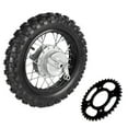 thumbnail image 1 of 2.50-10 10" Inch Rear Back Drum Brake Wheel Tyre Tire and Rim 1.4 x 10 With 12mm Bearing & 420 Sprocket Pit Dirt Bike For CRF XR 50 CRF50 TTR50 PW50 SSR Coolster 70cc, 1 of 5