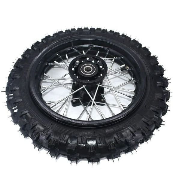 2.50-10" Front Or Rear Wheel 10 inch Tire Steel Rims Circle Aluminum Hub For Chinese Gas Electric Mini Dirt Pit Bike