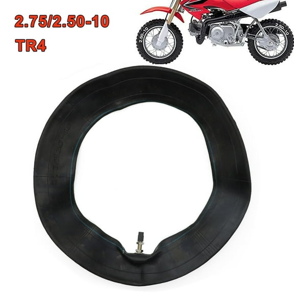 2.50-10 Heavy Duty Inner Tube 2.75x10 2.50x10 Tire TR4 For PW50 Honda CRF50 XR50