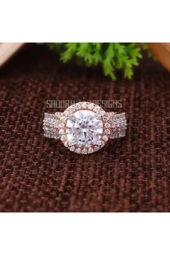 2.50 CT ROUND CUT LAB GROWN ENGAGEMENT RING, IGI CERTIFIED DIAMOND