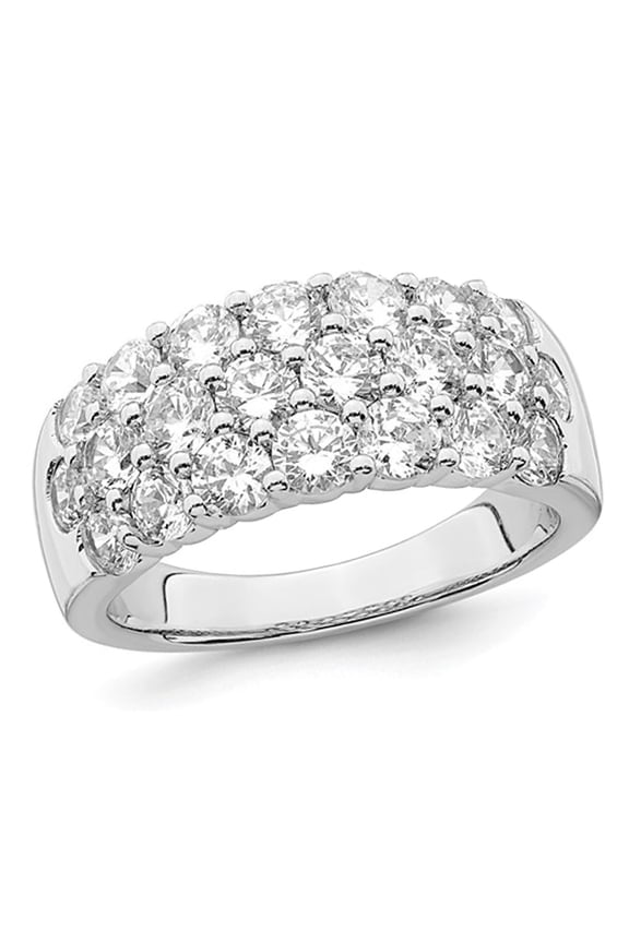 2.50 Carat (Ctw SI1-SI2, G-H-I) Lab-Grown Diamond Ring in 14K White Gold