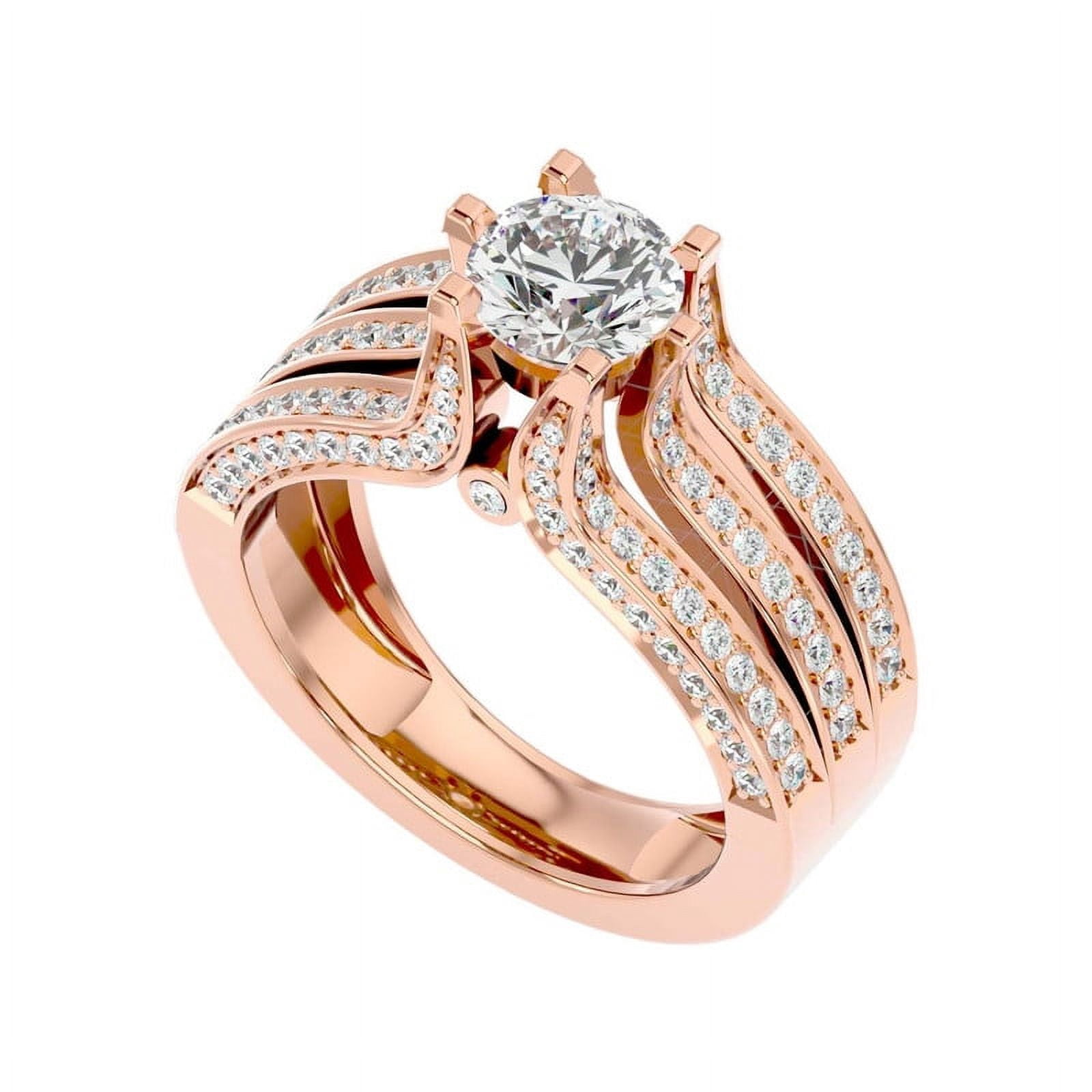 5.25 Carat Natural Round Diamond – D Color VVS1 Clarity, 11.50mm Loose Stone For Ring