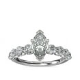 thumbnail image 1 of 2.50 Ct Elegent Marquise Cut Natural Diamond (F-G/VS1) Solitiare Engagement Ring for Ladies Solid 950 Platinum Size 4.5 by Diamond-Capitals, 1 of 6