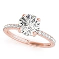 thumbnail image 1 of 2.50 Ct Round Diamond Wedding Rings For Women Solid 14K Rose Gold, 1 of 2