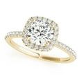 thumbnail image 1 of 2.50 Ct Solitaire Cut Round Natural Moissanite Diamond Engagement Rings for Women Fine 14K Yellow Gold, 1 of 5
