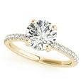 thumbnail image 1 of 2.50 Ct Solitaire Round Diamond Bridal Rings Solid 18K Yellow Gold, 1 of 5