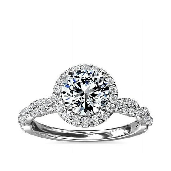 2.50 Ct Sparkle Round Cut Natural Diamond Solitaire Anniversary Ring for Gift Solid 950 Platinum Size 6 by Diamond-Capitals (F-G/VS1)