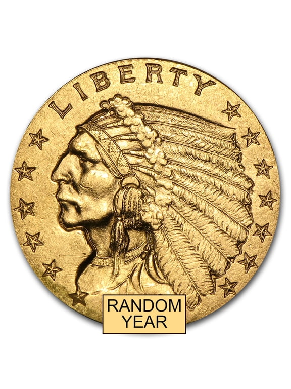 $2.50 Indian Gold Quarter Eagle XF (Random Year)