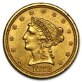 thumbnail image 1 of $2.50 Liberty Gold Quarter Eagle BU (Random Year), 1 of 2