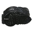 thumbnail image 1 of 2" (50 mm) Genuine Leather Braided Woven Belt, 1 of 3