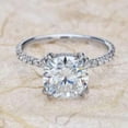 thumbnail image 1 of 2.50Ct Cushion Cut Lab-Created Diamond Women's Anniversary Ring 14K White Gold plated, 1 of 3