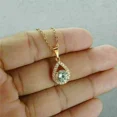 thumbnail image 1 of 2.50Ct Round Cut Lab Created Diamond Women's Pendant 14K Yellow Gold Plated, 1 of 3