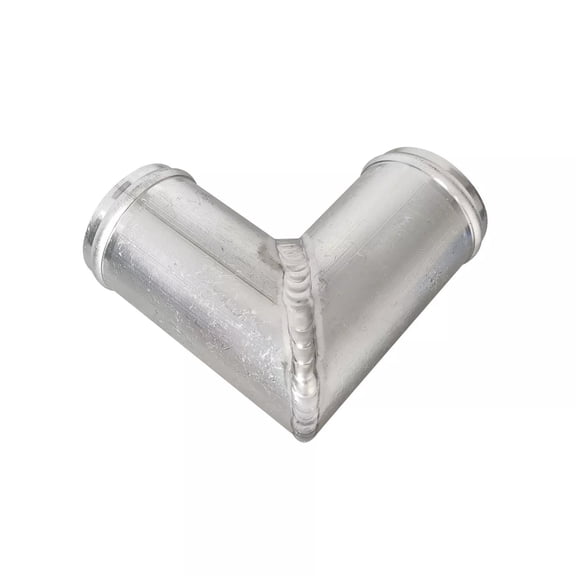2" 51mm OD 90 Degree Aluminum Radiator Hose Coolant Connector Welded Hose Natural