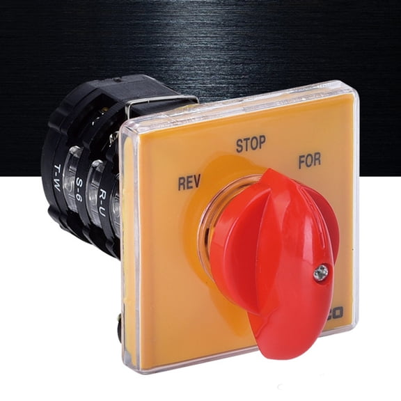 2.52*2.52 Yellow Black Milling Machine Switch Forward & Reverse 3 Phase for Milling Machine Parts