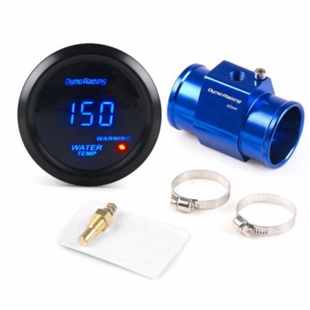 2" 52mm Digital Water Temperature Gauge Meter w/40mm Joint Pipe Sensor Adapter