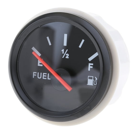 2"""" 52mm Boat Vehicle Electrical Fuel Gauge Meter Accessory Black