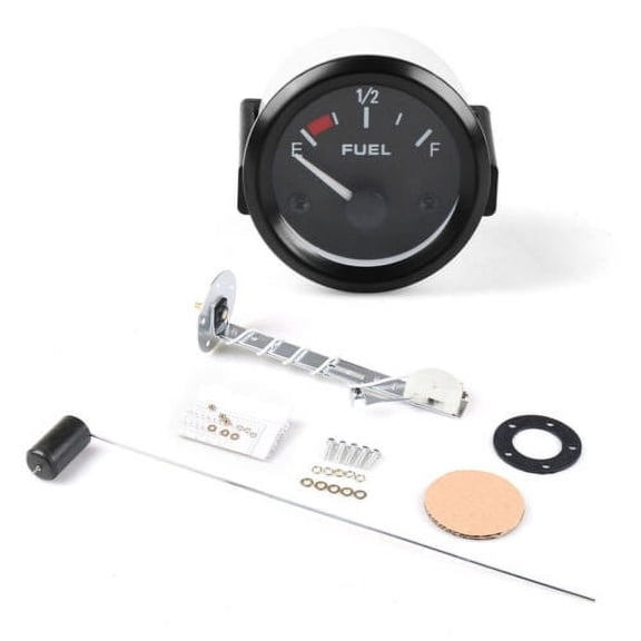 2'' 52mm Car Fuel Level Gauge Meter with Fuel Sensor E-1/2-F Pointer Indicator