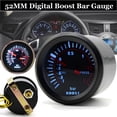 thumbnail image 1 of 2" 52mm Car Universal LED for Psi Turbo Boost Gauge Meter +Pod Holder+Hose Set, 1 of 8