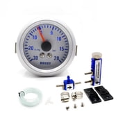 2 52mm Turbo Boost Gauge Psi Car Pressure Meter with Boost Controller Kit Blue