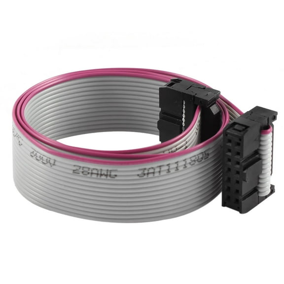 2.54mm Pitch 2x14P 14 Pin 14 Wire Female to Female IDC Flat Ribbon Cable 48cm