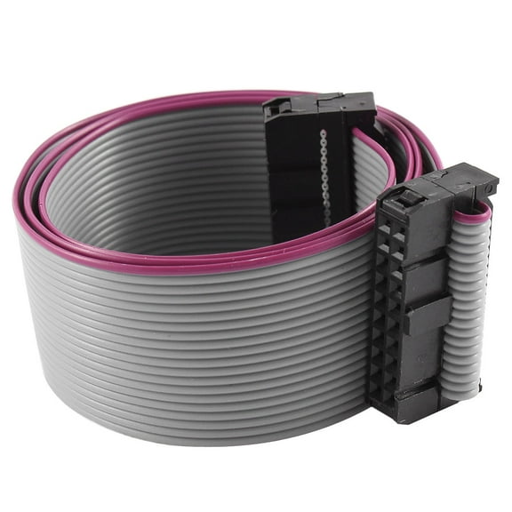 2.54mm Pitch 2x20P 20 Pin 20 Wire Female to Female IDC Flat Ribbon Cable 48cm