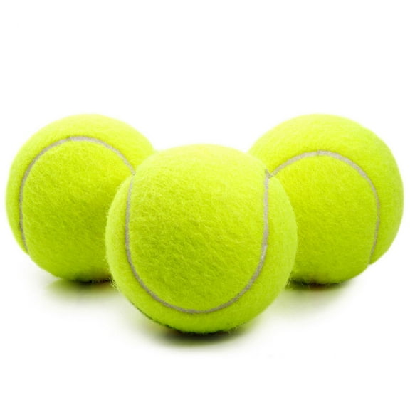 2.56 Inch Practice Tennis Ball for Dogs - Super Thick Rubber Core with Excellent Bounce for Outdoor Sports and Chewing