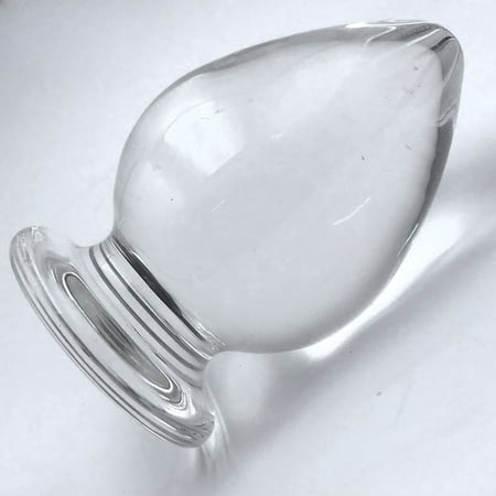 2.56" Super Large Mushroom Shape Clear Bead Body Massager Crystal Personal Massage Wand