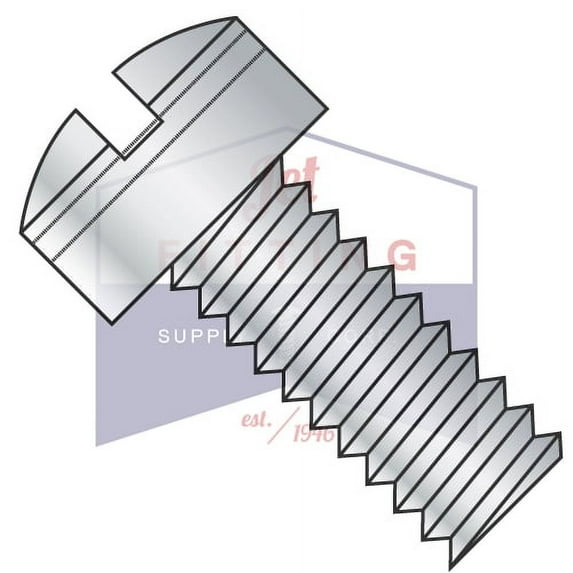 2-56 x 1/4" MS35265 Military Drilled Slotted Fillister Machine Screw | Coarse Thread | Steel | Cadmium Plated (Quantity: 500)