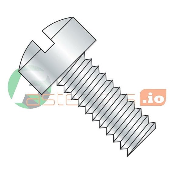 2-56 x 3/8" Machine Screws / Slotted / Fillister Head / Steel / Zinc (Quantity: 10,000 pcs)