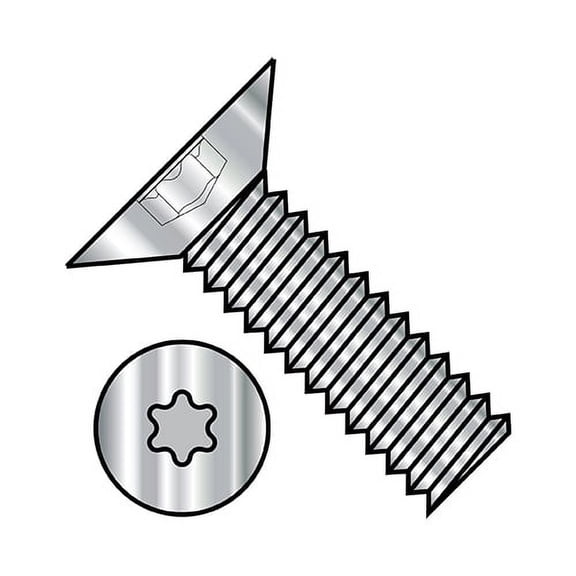 2-56X3/16 6 Lobe Flat 100 Degree Machine Screw Fully Threaded 18 8 Stainless Steel (Pack Qty 5,000) BC-0203MT1188