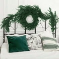thumbnail image 1 of 2* 5Ft Brown Coil Rattan Vine Christmas Rattan Door Hanging Decoration,Artificial Norfolk Pine Needle Garland With Soft Rubber Texture,Lifelike Faux Greenery For Holiday Home Décor,Parties,And Events, 1 of 7