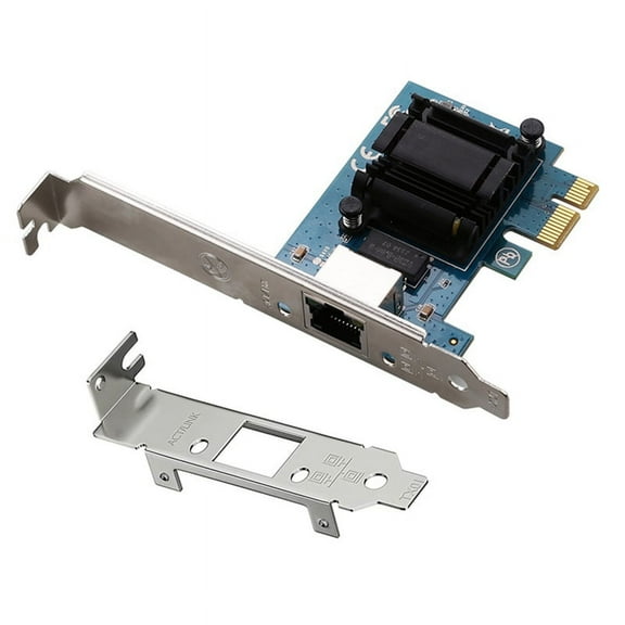 2.5G PIC-E X1 to RJ45 Network Adapter RTL8125BG 100/1000/2500Mbps Gigabit Ethernet Lan Controller Adapter for Desktop PC,Blue&Black&Silver