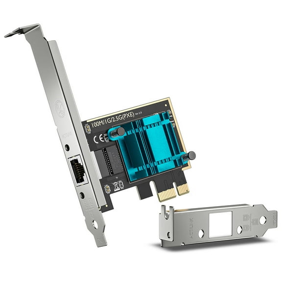 2.5GBase-T Gigabit Network Card PCI Express Ethernet Adapter (RTL8125B) NIC Support PXE for Windows 10/8/7/Mac and Linux OS with Low Profile