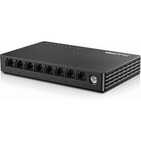 2.5Gb Switch, Ethernet Switch 2.5Gb 8 Port Unmanaged, Network Switch for Game Console, NAS, PC, Wireless APs, Plug & Play Fanless, Desktop Wall Mount Network Hub