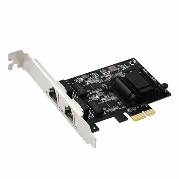 2.5Gbps Ethernet PCIE Networking Interface Card PCIE X1 to RJ45 RTL8125B 10/100/1000/25000Mbps RJ45 LAN Adapter for PC